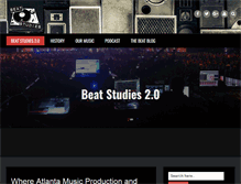 Tablet Screenshot of beatstudies.com